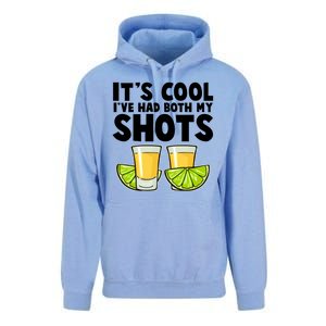 It's Cool I've Had Both My Shots Tequila Shots  Unisex Surf Hoodie