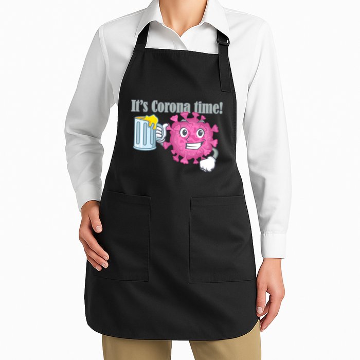 It's Corona Time Virus Apron