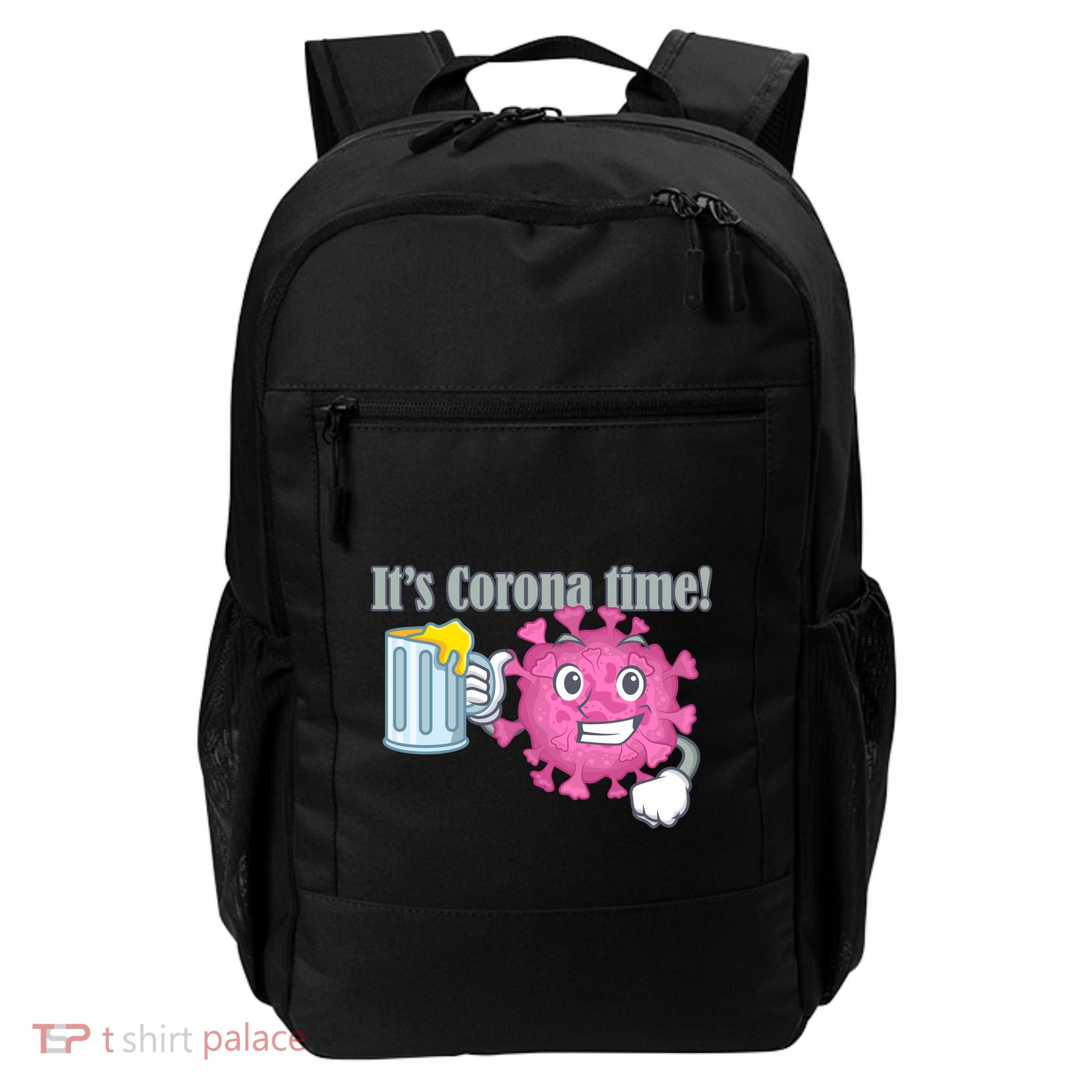 It's Corona Time Virus Daily Commute Backpack