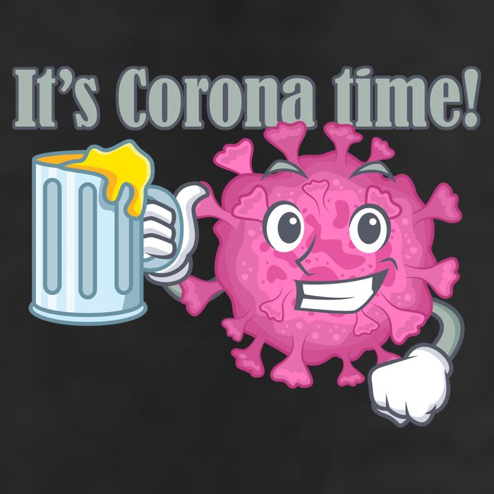 It's Corona Time Virus Beanie