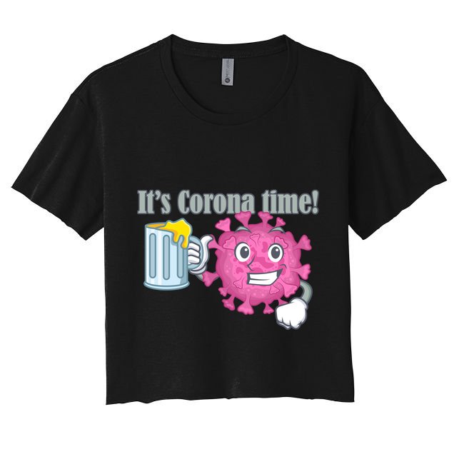 It's Corona Time Virus Crop Top