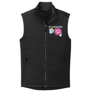 It's Corona Time Virus Collective Smooth Fleece Vest