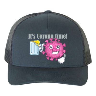 It's Corona Time Virus Yupoong Adult 5-Panel Trucker Hat