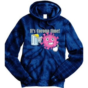 It's Corona Time Virus Tie Dye Hoodie