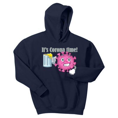 It's Corona Time Virus Kids Hoodie