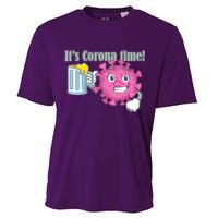 It's Corona Time Virus Cooling Performance Crew T-Shirt