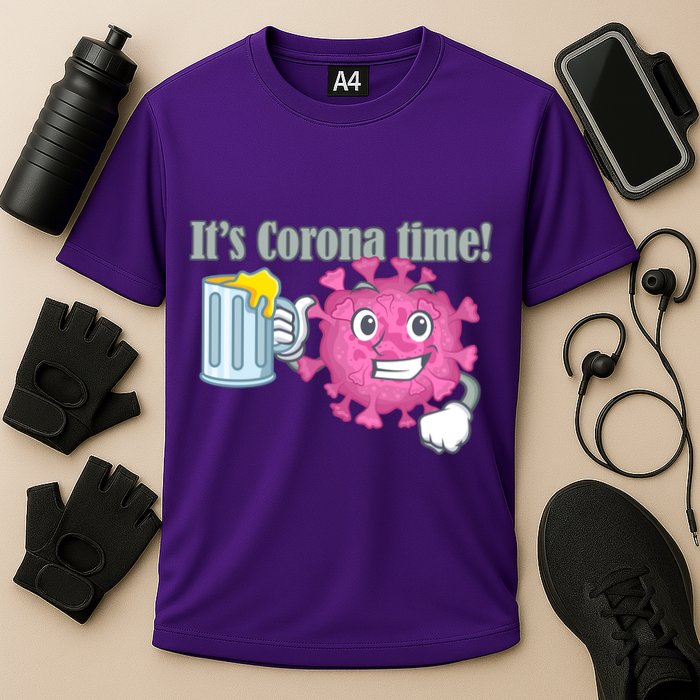 It's Corona Time Virus Performance Shirt