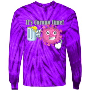 It's Corona Time Virus Tie-Dye Long Sleeve Shirt