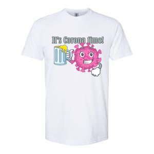 It's Corona Time Virus Softstyle CVC T-Shirt