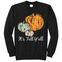 It's Fall Y'all Pumpkin Illustration Sweatshirt