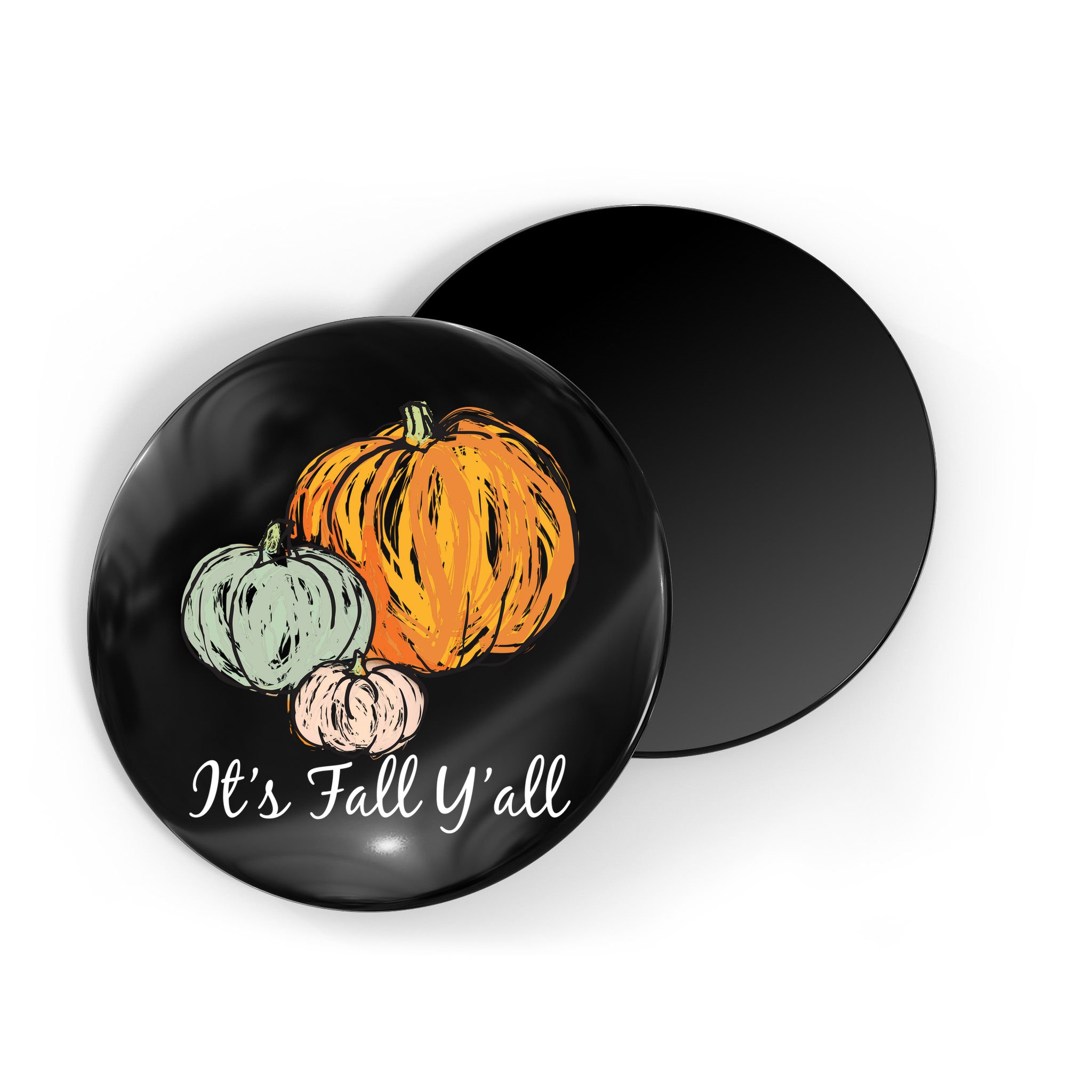It's Fall Y'all Pumpkin Illustration Magnet