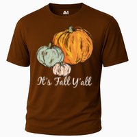 It's Fall Y'all Pumpkin Illustration Cooling Performance Crew T-Shirt