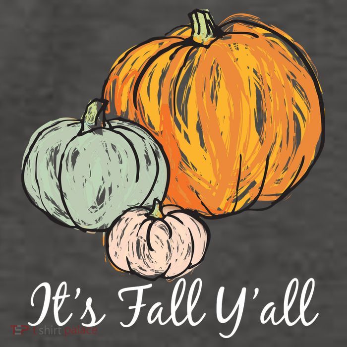 It's Fall Y'all Pumpkin Illustration Vector Backpack
