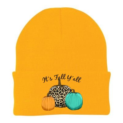 It's Fall Y'all Pumpkins Autumn Knit Cap Winter Beanie