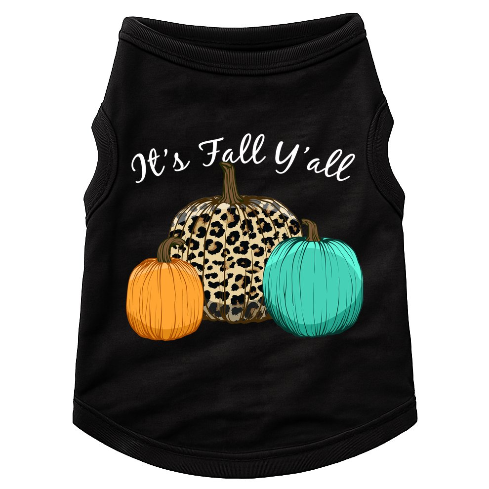 It's Fall Y'all Pumpkins Autumn Doggie Tank
