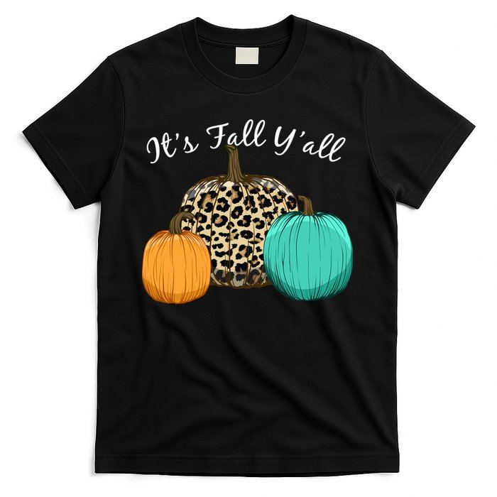 It's Fall Y'all Pumpkins Autumn T-Shirt