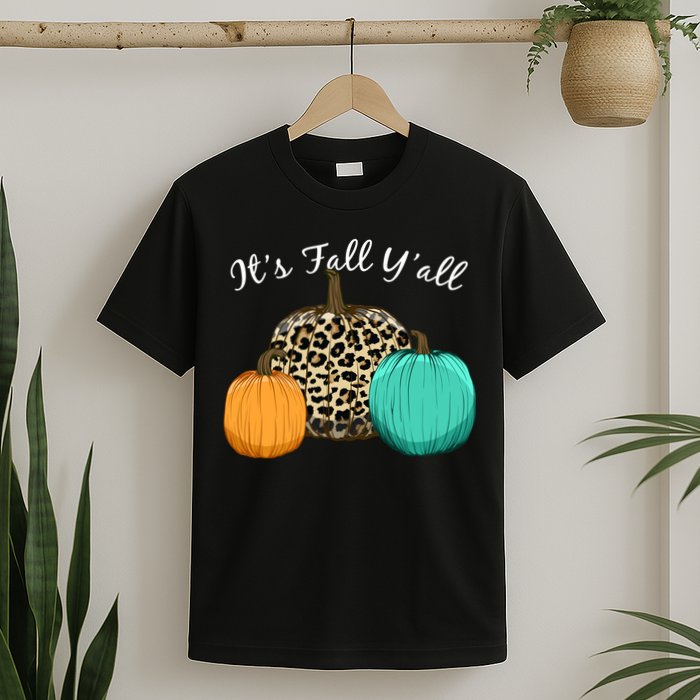 It's Fall Y'all Pumpkins Autumn T-Shirt