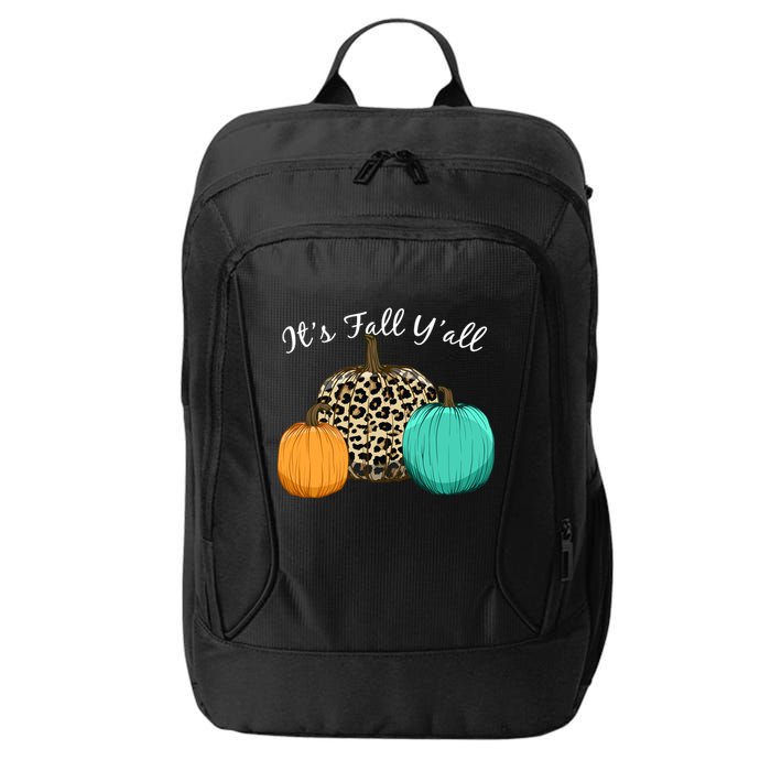 It's Fall Y'all Pumpkins Autumn City Backpack