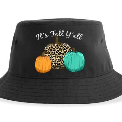 It's Fall Y'all Pumpkins Autumn Sustainable Bucket Hat