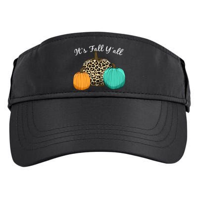 It's Fall Y'all Pumpkins Autumn Adult Drive Performance Visor