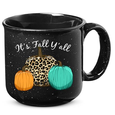It's Fall Y'all Pumpkins Autumn 15oz Campfire Ceramic Mug