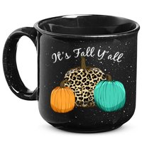 It's Fall Y'all Pumpkins Autumn 15oz Campfire Ceramic Mug