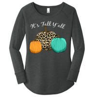 It's Fall Y'all Pumpkins Autumn Women's Perfect Tri Tunic Long Sleeve Shirt