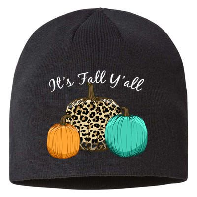It's Fall Y'all Pumpkins Autumn Sustainable Beanie