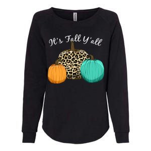 It's Fall Y'all Pumpkins Autumn Womens California Wash Sweatshirt