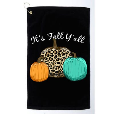 It's Fall Y'all Pumpkins Autumn Golf Towel