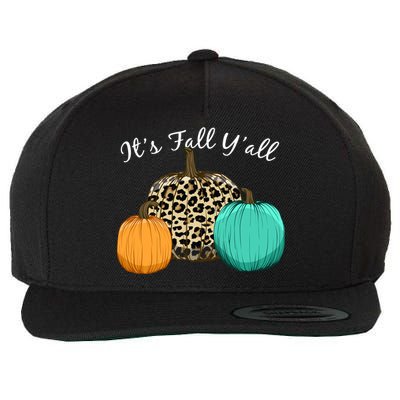 It's Fall Y'all Pumpkins Autumn Wool Snapback Cap