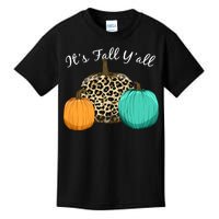 It's Fall Y'all Pumpkins Autumn Kids T-Shirt