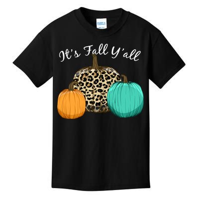 It's Fall Y'all Pumpkins Autumn Kids T-Shirt