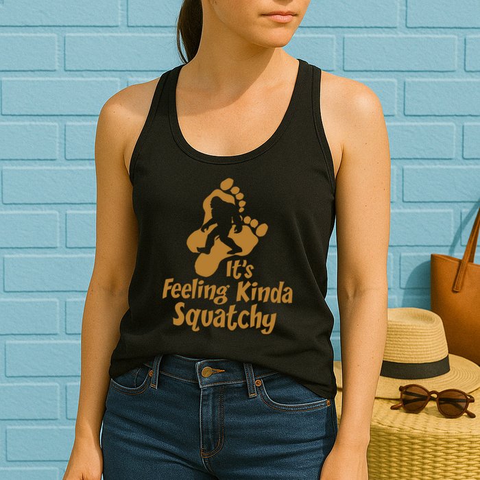 It's Feeling Kinda Squatchy Womens Tank Top
