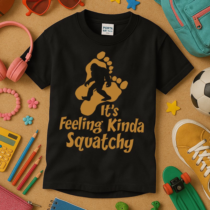 It's Feeling Kinda Squatchy Kids T-Shirt