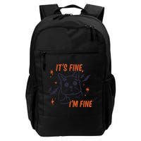 It's Fine I'm Fine Cat Backpack