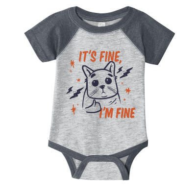 It's Fine I'm Fine Cat Infant Baby Jersey Bodysuit