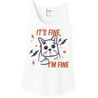 It's Fine I'm Fine Cat Ladies Essential Tank