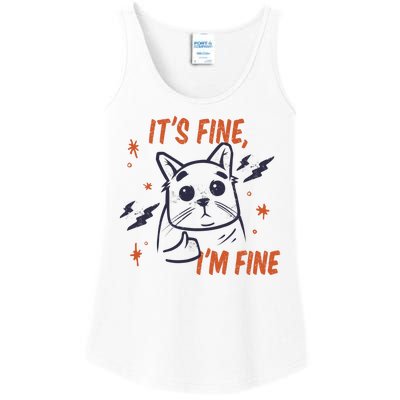 It's Fine I'm Fine Cat Ladies Essential Tank