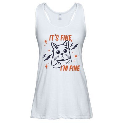 It's Fine I'm Fine Cat Ladies Essential Flowy Tank