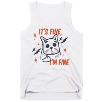 It's Fine I'm Fine Cat Tank Top