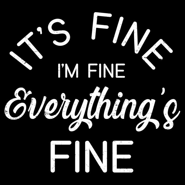 It's Fine I'm Fine Everything is FINE Funny Meme 16 in Basic Backpack
