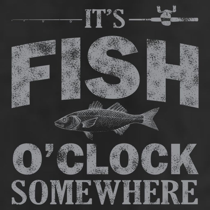 It's Fish O'Clock Somewhere Funny 11oz C Handle Ceramic Mug