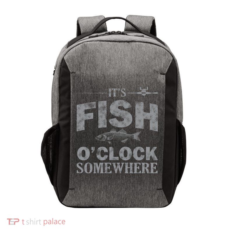 It's Fish O'Clock Somewhere Funny Vector Backpack