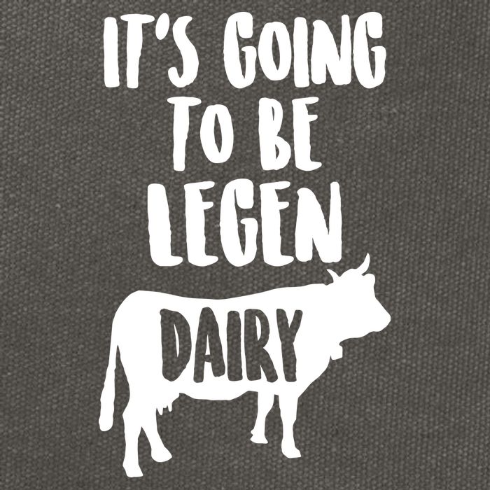 It's Going To Be Legen Dairy Cotton Canvas Backpack