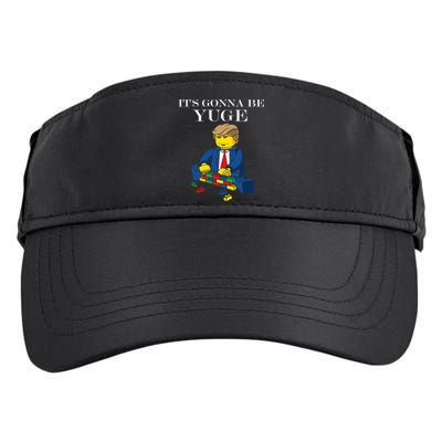 It's Going To Be YUGE - Trump Build a Wall Adult Drive Performance Visor