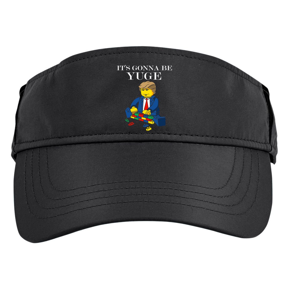 It's Going To Be YUGE - Trump Build a Wall Adult Drive Performance Visor