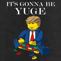 It's Going To Be YUGE - Trump Build a Wall Adult Drive Performance Visor
