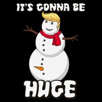 It's Gonna Be Huge Trump Christmas Snowman Impact Tech Backpack