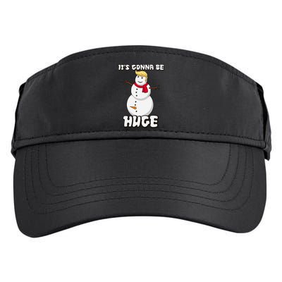 It's Gonna Be Huge Trump Christmas Snowman Adult Drive Performance Visor